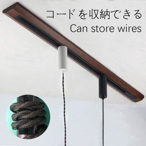 Colgantes Fsliving Con Forma De Luz Retráctil Tipo J, 3 Luce