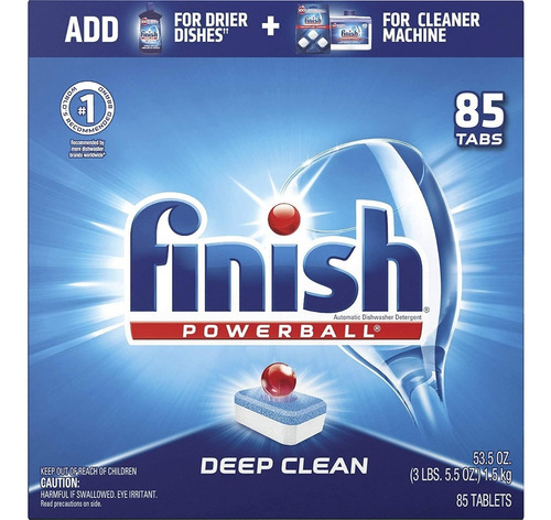 Detergente Para Lavavajillas Finish Powerball 85