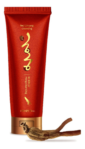 Limpiador De Espuma De Ginseng Rojo Coreano, Limpieza Profun