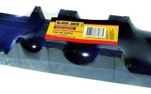 Caja De Ingletes Corte 45 A 90° Black Jack 29 X 7 X 2,5 Cm