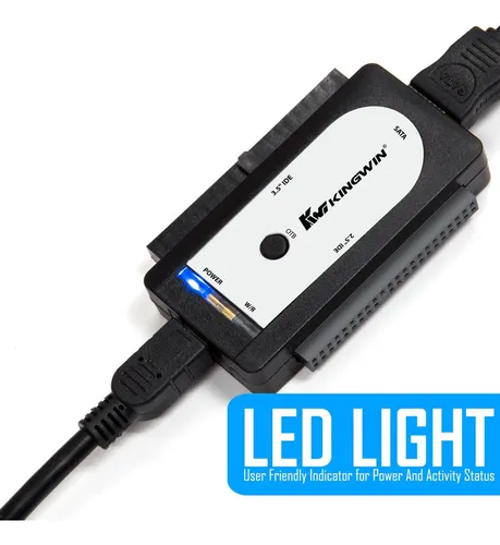 Adaptador Usb 2.0 A Sata/ide Kingwin Usi-2535 Para 2.5, 3.5