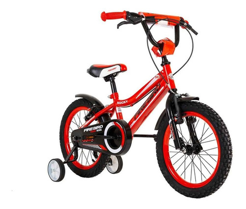 Bicicleta Fire Bird Rocky Rodado 16 + Rueditas - Racer