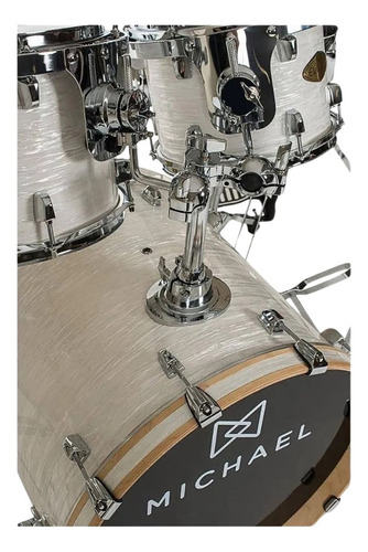 Bateria Michael Acústica Completa Elevation Dm853 Mp Cor Madrepérola