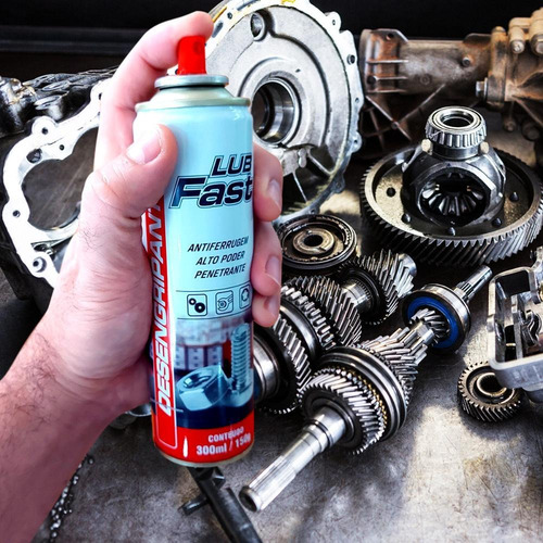 Imagem 2 de 5 de Óleo Spray Desengripante E Antiferrugem Lub Fast 300ml