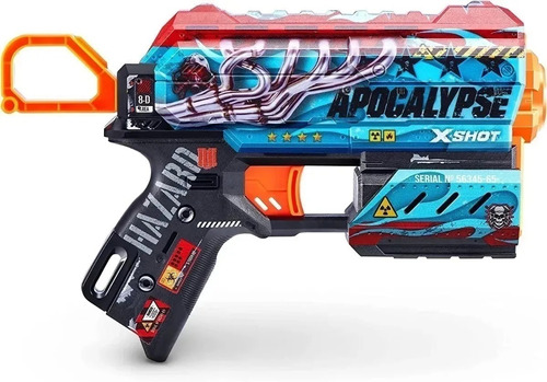 Pistola Lanza Dardos Xshot Skins Flux Arma Juguete 8 Dardos