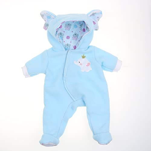 Jc Toys  Berenguer Boutique  Baby Doll Outfit  Blue Eleph
