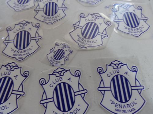 Antiguo Basquet Escudo Calcomania Club Peñarol Mar Del Plata (Usado)