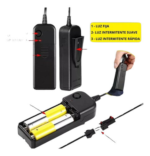 Máscara La Purga Luz Led Halloween Fiestas Disfraces Amarillo La Purga
