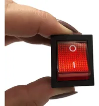 Comprar Botão Gangorra (on\u002Foff) Vermelho 16 - 20a 4 Terminais Téluz