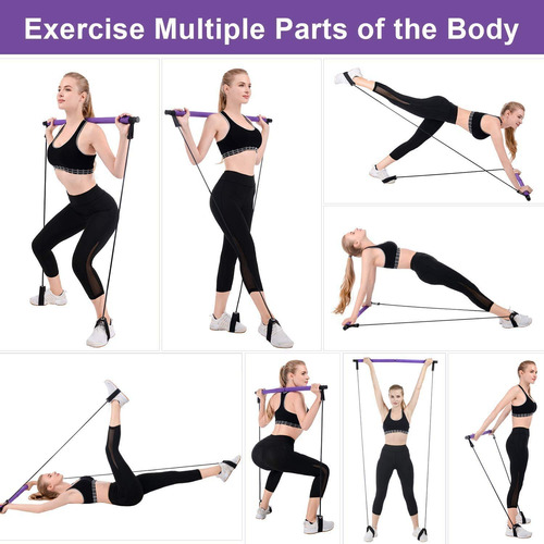 Barra De Resistência, Barra De Pilates Com Faixa De