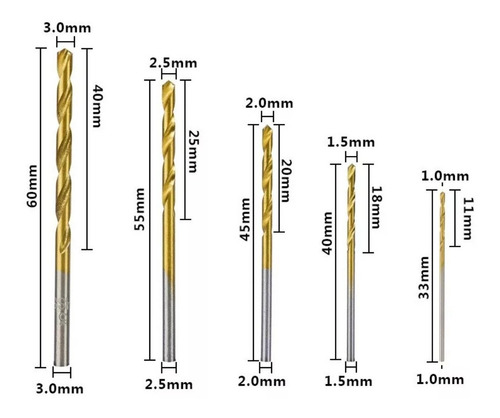 Imagen 3 de 6 de Mandril Rápido Para Dremel + 50 Brocas De 1-3mm