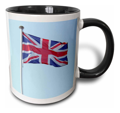 Taza 3drose Con Bandera Británica De La Union Jack En Forma