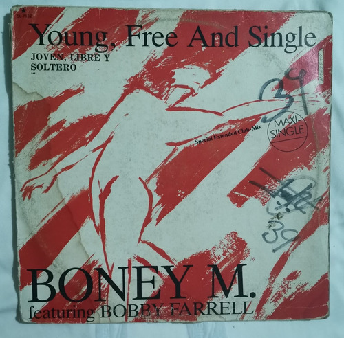 High Energy Joven Libre Y Soltero Boney M Vinilo Original 
