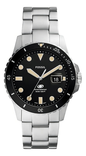 Relógio Masculino Fossil Analógico Prata Social Fs59521/pn
