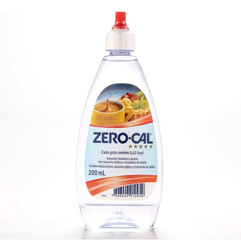 Endulzante Líquido Zerocal 200 Ml 