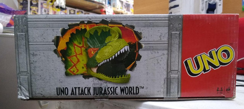 Juego Jurassic World Uno Attack Descontinuada Nuevo Dinosaur (Usado)