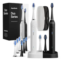 Comprar Kit Duo Cepillos Electrónicos Aquasonic + 10 Cabezales !!