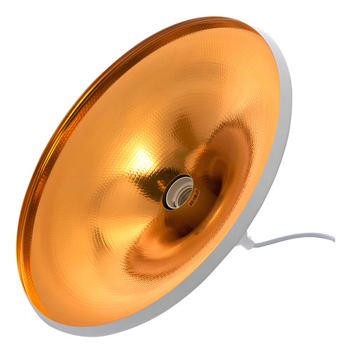 Lámpara Colgante Ava, 15 W, Base E27, Interior, Aluminio Estructura Blanco