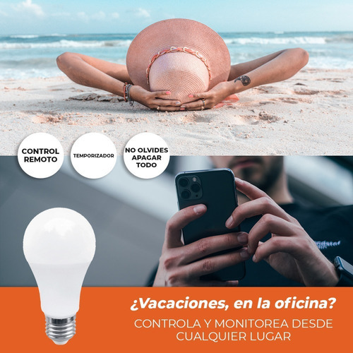 Foco Inteligente Led 7w E27 Atenuable Tecnolite Color De La