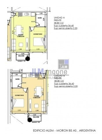 Imagen 6 de 8 de Emprendimiento Departamento 2 Ambientes