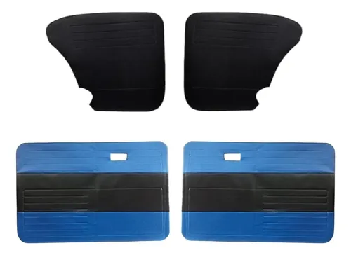 comprar Tapas Vestiduras Puertas Vw Sedan Vocho T\u002Fo Negro\u002Fazul