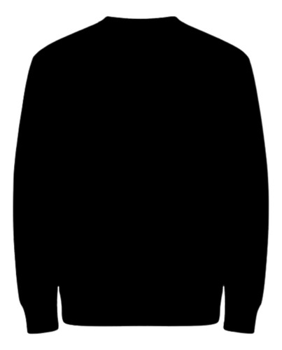 Buzo Frisa Cuello Redondo Uniforme Laboral Trabajo Por Mayor Negro Xl