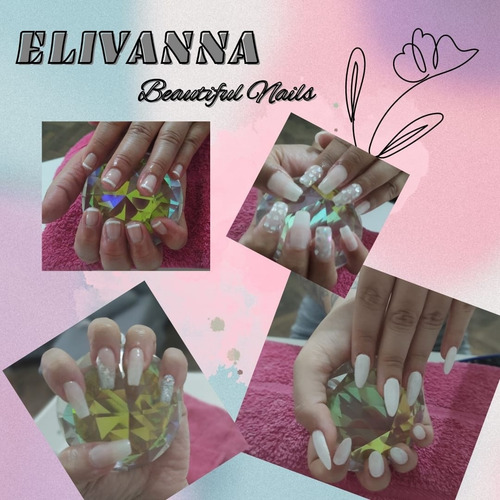 Imagen 3 de 5 de Uñas Esculpidas En Gel, Soft Gel, Esmaltado Semipermanente!!