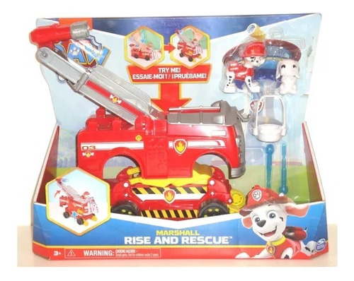 Paw Patrol Patrulla Vehiculo Extensible + Fig Y Ac Tiendajyh