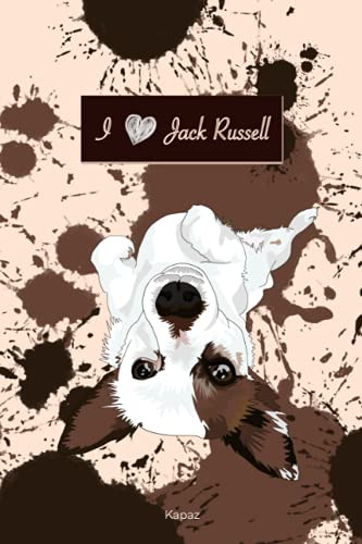 Cuaderno I Love Jack Russell Notebook De Perro Raza Jack Rus