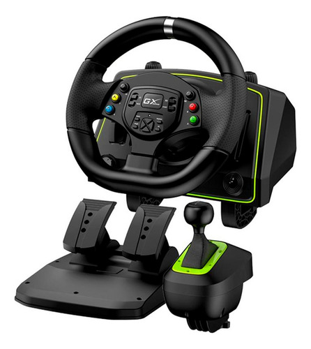 Placa de pedal USB Pc Gamer Genius Steering Wheel Lever Pcreg Color Black