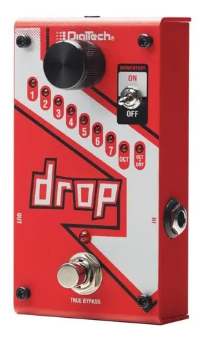 Pedal De Efeito Digitech The Drop Vermelho Com Fonte | MercadoLivre