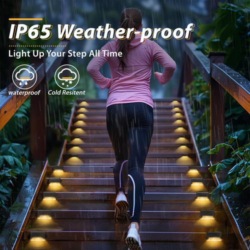 Luces Solares Led Impermeables Para Terraza Y Escaleras