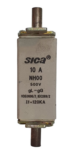 Fusible Nh 000 10 A  Nh000 10a Nt000 500v 120ka