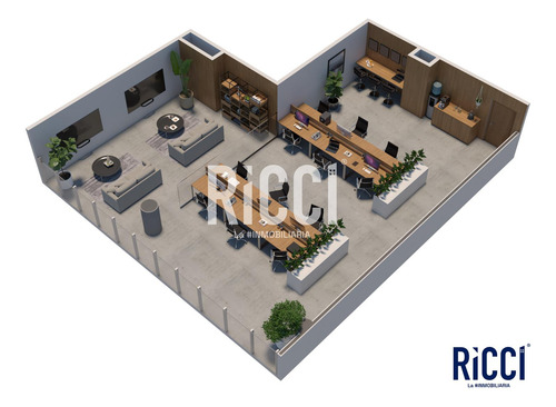 Oficina De 121,19 Metros En El Polo Hudson Piso 6
