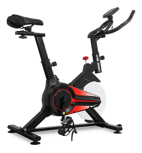 Bicicleta Spinning Live Up Black Red Yb-330