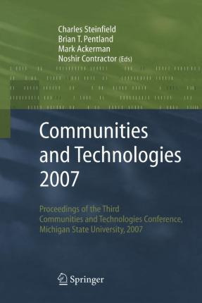 Libro Communities And Technologies 2007 : Proceedings Of ...