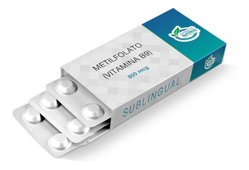Metilfolato Vitamina B9 800mcg 120 Comp. Sublinguais