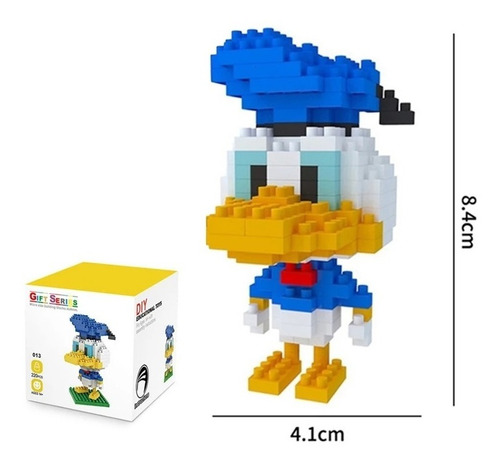 Bloques Para Armar De Pato Donald Tipo Lego 684pcs