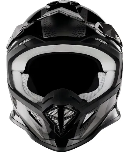 Capacete Motocross Pro Tork Fast Tech Preto - Cinza Tam.62