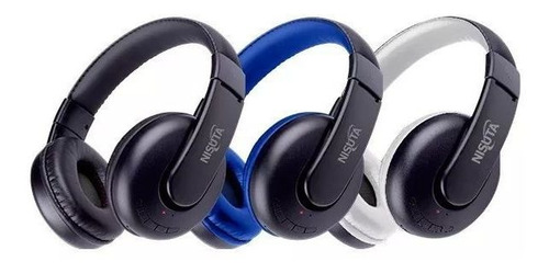 Nisuta Auricular Microfono Bluetooth Ns-aub34a Azul Sd Fm
