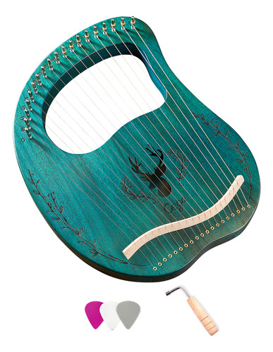 Juego De Cuerdas Extra Lyre Harp, Arpa De Madera De 19 Cuerd