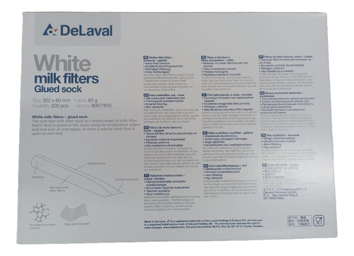 Filtro De Leite Delaval 320x60 Mm