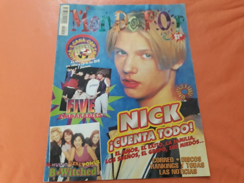 Revista Mondo Pop N°21 Five Nick Carter B Witched Di Caprio 