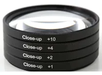 Comprar Kit 4 Filtros Close Up +1+2+4+10 Macro 58mm Canon Nikon