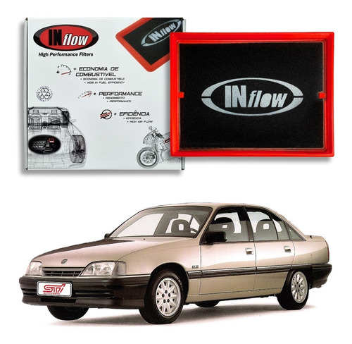 Filtro Ar Esportivo Inbox Inflow Chevrolet Omega 2.2 1997