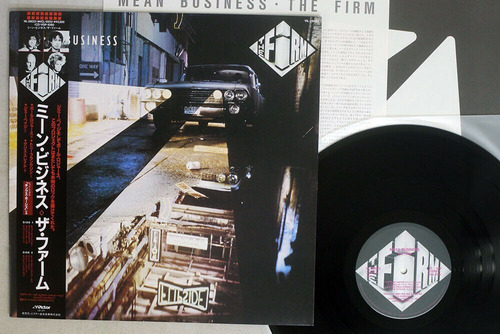 The Firm Mean Business Lp Japan Obi Vinyl