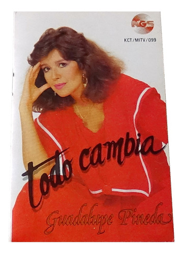 Guadalupe Pineda Todo Cambia Tape Cassette 1986 Melody