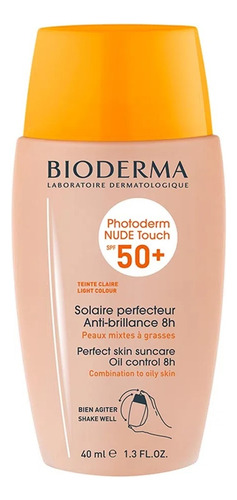 Protetor Solar Facial Photoderm Nude Touch Fps50+ Cor Claro