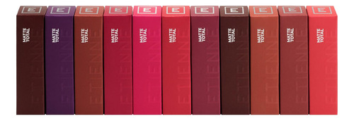 Labial En Barra Matte Total 01/l Etienne Acabado Mate Color Rojo