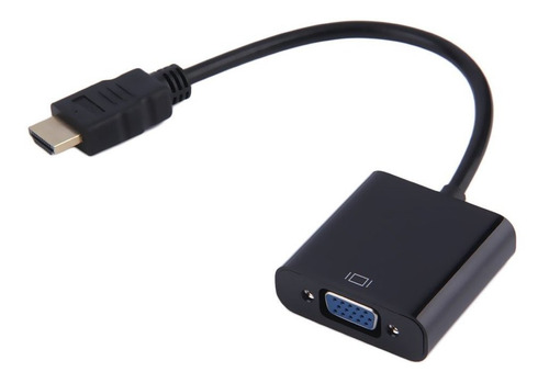 1080p Hdmi Macho Para Vga Cabo Adaptador De Vídeo Fêmea